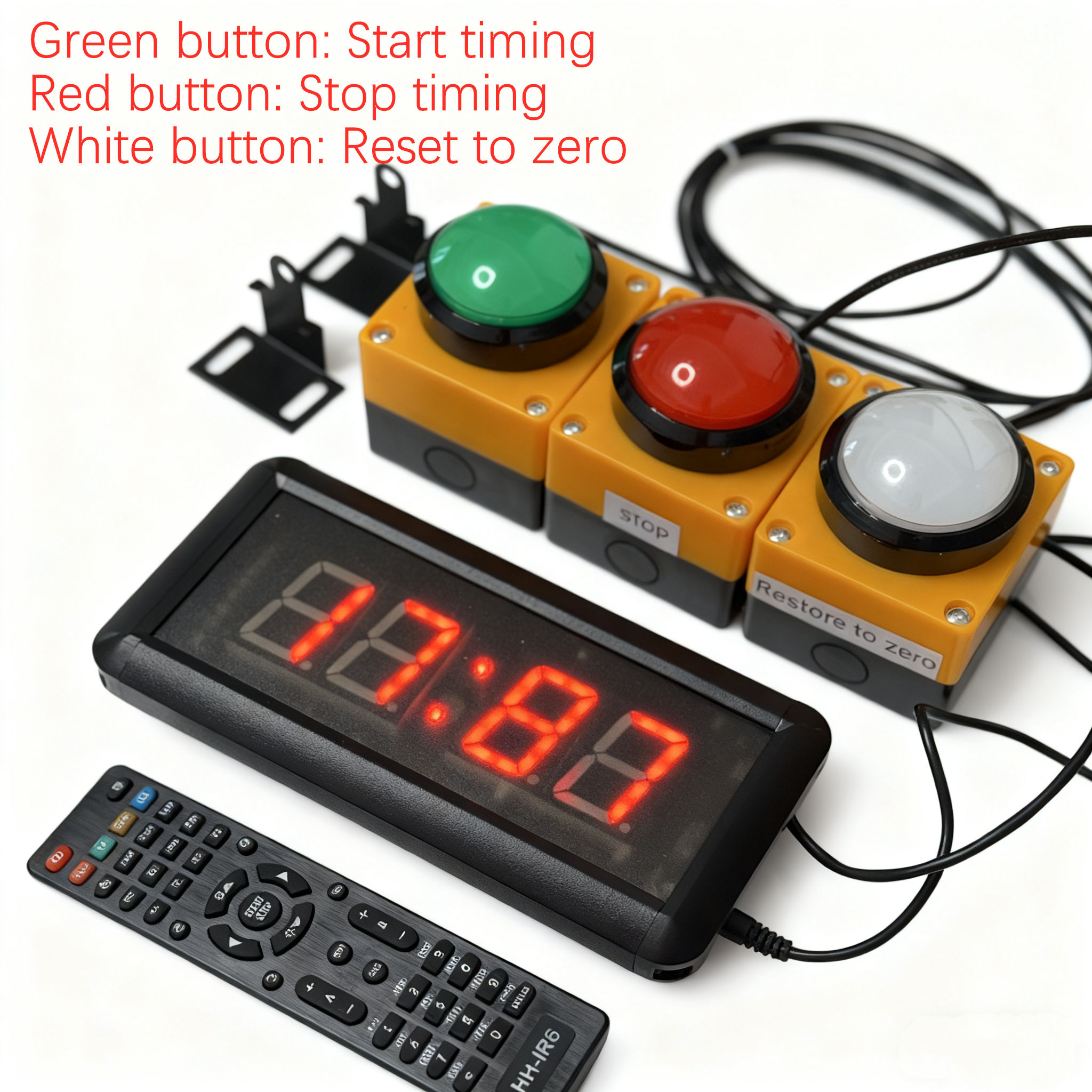 Avec 3 boutons de 6 cm