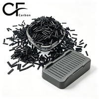 Granulés de composé PA66 LCF30 renforcés de fibres de carbone longues, antistatiques, conducteurs, haute résistance, pour moulage par injection