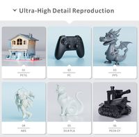 Imprimante 3D PEEK haute vitesse 500 mm/s, industrielle, de bureau, 450 ° Machine d'impression haute température pour Ultem PEI/PPS/CF, applications médicales et aérospatiales