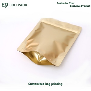 Sac en aluminium sous vide personnalisé ECOPACK pour céréales, céréales diverses, thé, café, aliments, emballage autoportant - Product Image 3