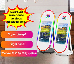 60 인치 타원형 거울 사진 부스 바퀴 카메라 결혼식 파티 셀카 사진 부스 기계 - Product Image 3