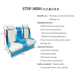 Asientos de coche modificados, potencia ajustable Vip, Auto eléctrico, furgoneta de lujo, asiento trasero de coche para Suv Mpv Campervan - Product Image 5