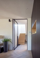 Fabricant de portes pivotantes en acier, portes et fenêtres en acier sur mesure, style français moderne, cadre fin, rupture de pont thermique, extérieur, résistant au feu