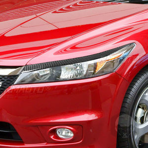 2 pièces de garnitures de phares en fibre de carbone pour Honda Stream 2006-2008, autocollants de phares, garnitures de phares - Product Image 6