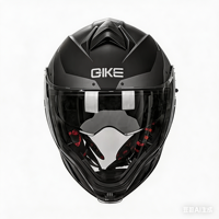 Casco de Motocicleta Integral Unisex con Doble Visera, Alerón Grande, Aprobado por DOT, Carcasa de ABS, Talla XL, para Todas las Estaciones, Estilo Moderno y Personalizado, Seguro