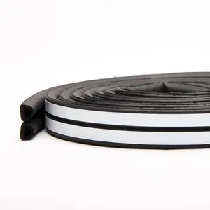 Door And Window Epdm Seal D-profile Self Adhesive Rubber Door Weather Seal Strip