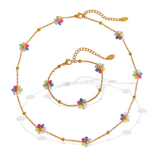 สร้อยคอคริสตัลรูปดอกไม้ โซ่ทองประดับคริสตัลไรน์สโตน ดีไซน์ดอกเดซี่ สำหรับผู้หญิง สวมใส่ได้ทุกวัน - Product Image 5