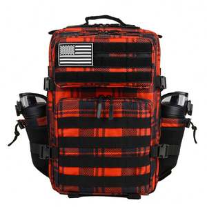 กระเป๋าเป้สะพายหลังขนาดใหญ่รุ่นใหม่ ดีไซน์ทหาร สำหรับออกกำลังกาย มีซิป ลายพราง ทันสมัย ระบบโมลล์ ซับในโพลีเอสเตอร์ - Product Image 1