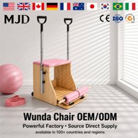 Chaise de Pilates Wunda en bois de chêne de haute qualité pour l'entraînement professionnel et l'équipement de fitness à domicile OEM/ODM