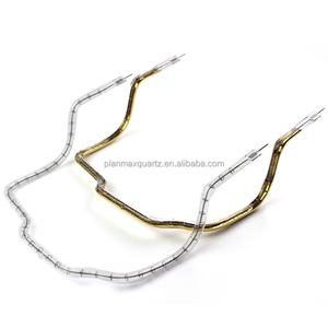 Công nghiệp đôi ống sóng ngắn <span class=keywords><strong>Halogen</strong></span> sưởi ấm Bóng đèn hồng ngoại nóng Đèn ống - Product Image 5