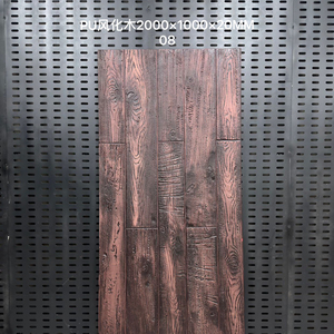 พื้นไม้เทียม<span class=keywords><strong>ลายไม้</strong></span>จริง 3 มิติ ผิวสัมผัสเหมือนไม้จริง ผลิตจากโฟม PU สำหรับงานตกแต่งผนังภายนอก ใช้งานได้ 5 ปี - Product Image 5