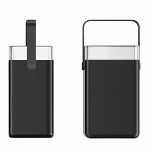 Big Capacity 100000Mah Li-Polymer Battery Dual Fast Charging PD22.5W 3.0 Ultra Slim Power Bank Type-C Led Display Black White - Product Image 1