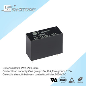 Relé de Potencia 10A 250VAC 4 Pines 24VDC - Product Image 5