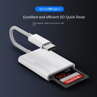 Adaptador de lector de tarjetas de memoria USB tipo C SD TF para Samsung Huawei XiaoMi SD TF lector de tarjetas convertidor de datos para Macbook Laptop Phone