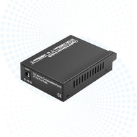 高品质 Inficomo RD-GE102 2 端口 RJ45 千兆光纤媒体转换器 10/100/1000Mbps 20km 单模，适用于办公网络