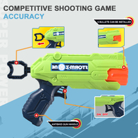 Pistola de tiro de batalla de dardos con 6PCS Eva Soft Foam Mini Soft Bullet Gun Toys para niños de 6 años
