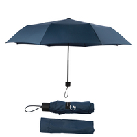 Parapluie de voyage portable écologique à 3 plis, manuel et sûr