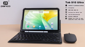 Tablette Android 10.0 toute nouvelle, tablette pour adultes Tab S10 ultra 4 Go + 32 Go, tablette avec fonction d'appel SIM, tablette avec clavier sans fil, tablette PC - Product Image 2