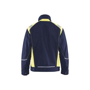 BLAKLADER - 409513708833S Chaqueta Craftsman con reflector de corte Azul marino/Amarillo Hi-vis-EAN 7330509574348 ROPA DE TRABAJO DE LA HI-VIS - Product Image 2