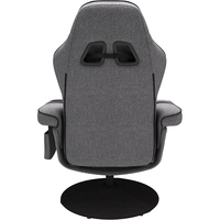 Fauteuil inclinable moderne haut de gamme en tissu, idéal pour le bureau ou le gaming, avec appui-tête inclinable et porte-gobelet intégré