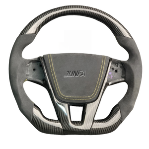 Volante de cuero personalizado <span class=keywords><strong>Volvo</strong></span> <span class=keywords><strong>C30</strong></span> S40 S60 Modificación de volante <span class=keywords><strong>deportivo</strong></span> de fibra de carbono para un rendimiento óptimo - Product Image 2