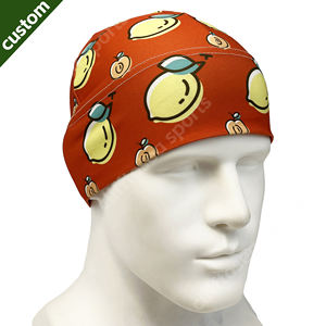 Bonnet de course doublé satin, en polyester, réglable, pour cyclisme, ski, sports, fêtes, activités de plein air, bonnet gaufré personnalisé - Product Image 4