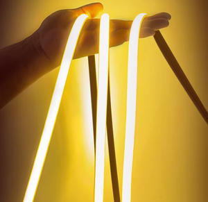 IP65 Waterproof 10x10mm LED <b>Neon</b> <b>Flex</b> 24V Cuttable Silicone Light Strip 2700K-6000K Color Temp CRI 80 for Commercial Lighting - Product Image 3