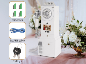 Telepon Buku Tamu Video Pernikahan Premium Dapat Digunakan untuk Pesta Pernikahan, Photo Booth, Buku Tamu Video, Buku Pesan Video - Product Image 2