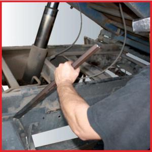 KS TOOLS - 450.0025 Jeu de ciseaux plats pour véhicules utilitaires (2 pcs), 400-600mm - EAN 4042146289532 HAMMERS AND CHISELS CHISELS - Product Image 3