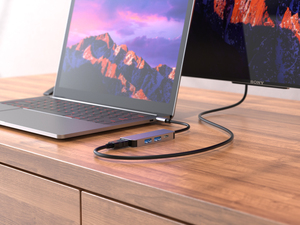 Adaptador Usb C 4 en 1 de aleación de aluminio <span class=keywords><strong>barato</strong></span> más vendido con estación de acoplamiento de vídeo PD 100W HDTV 4K30HZ para <span class=keywords><strong>Macbook</strong></span> Pro - Product Image 6