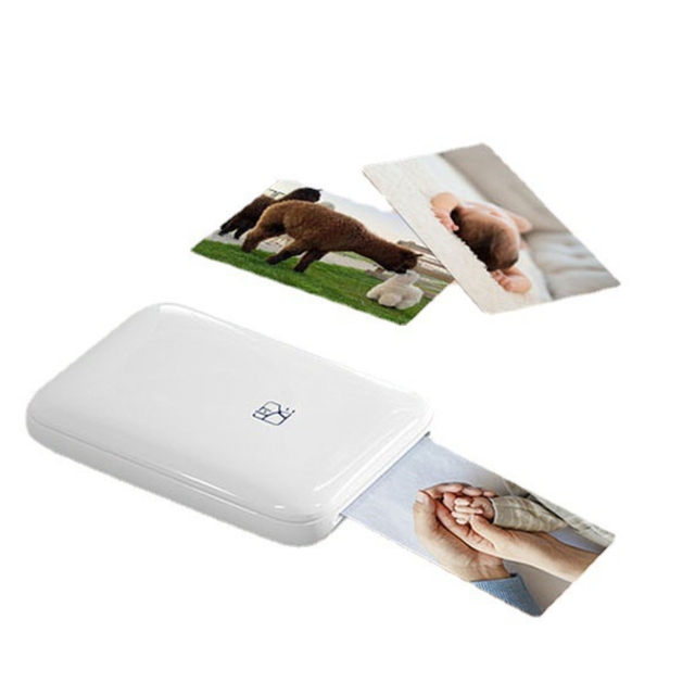 HPRT MT53 Dye Sublimation Photo Printer Wireless Mobile Phone Photo Printer 40 Sheets Zink Technology Compact Home Office Use