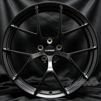 Rines Forjados de 1 Pieza en Negro Satinado Personalizados 5x114.3 5x112 5x120 de 17-22 Pulgadas para Audi RS3/4/5 BMW M3/4/5 Mercedes
