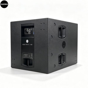 OEM 8006-AS Dual 18" Active <b>Subwoofer</b>-2500W RMS/5000W Peak Birch Plywood Shell Waterproof Portable Professional Stage Speaker - Product Image 4
