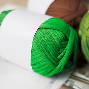 Vendedor caliente hecho a mano <span class=keywords><strong>de</strong></span> <span class=keywords><strong>ganchillo</strong></span> Amigurumi Hilo <span class=keywords><strong>De</strong></span> <span class=keywords><strong>Trapillo</strong></span> bolsa <span class=keywords><strong>de</strong></span> punto teñido poliéster espagueti camiseta hilo reciclado bolsa <span class=keywords><strong>de</strong></span> punto - Product Image 4