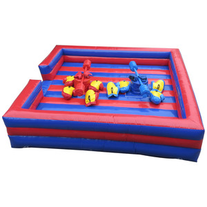 Arène de combat gonflable géante pour jouteurs, arène de duel de gladiateurs en PVC durable pour événements en plein air, camps et activités scolaires - Product Image 1