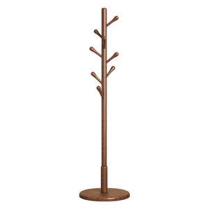 Elegante barra colgante vertical de madera maciza para ropa, estante interior multifuncional con encaje para dormitorio y sala de estar - Product Image 1
