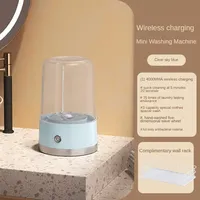 Lavadora Inalámbrica Portátil para Ropa Interior y Calcetines, Mini Lavadora Recargable para Viajes, Hogar y Dormitorio con Taza para Lavandería