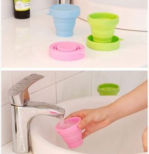 Manufacturer Wholesale Eco-Friendly Durable 200ml Portable Foldable Silicone Travel Coffee <b>Cup</b> for Outdoor Use - Product Image 3