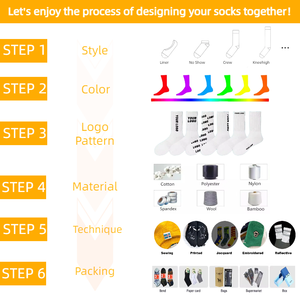 Nouvelles Chaussettes de <span class=keywords><strong>Sport</strong></span> en Coton Mi-Mollet Personnalisées pour Hommes et Femmes, Football, Soccer, 2024 - Product Image 3