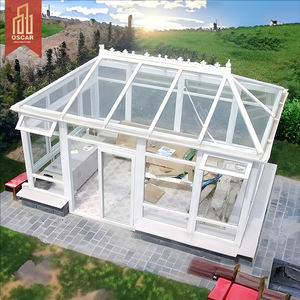 Serre solaire <span class=keywords><strong>toit</strong></span> en verre trempé design moderne loisirs de plein air <span class=keywords><strong>prix</strong></span> d'usine jardin adossé patio cour verre maison véranda - Product Image 2