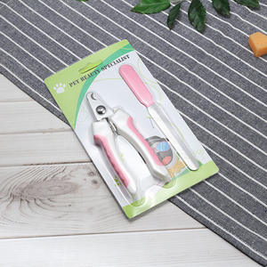 Fábrica al por mayor Simple Acero inoxidable gato perro mascota aseo cortador de uñas PET cortaúñas con lima de uñas de plástico - Product Image 6