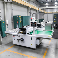 Machine de revêtement à rouleaux à adhésif thermofusible électrique de haute précision avec pompe pour panneaux VIP, panneaux d'isolation sous vide et films d'emballage pour le bois