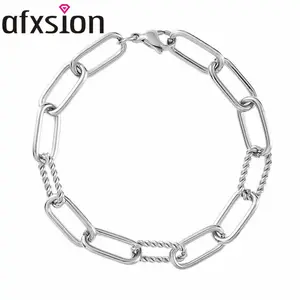 AFXSION 2024新款珠宝ME系列手链DIY吊坠不锈钢金银定制手链女