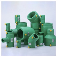 Tuyaux et accessoires PPR d'approvisionnement d'usine en laiton polypropylène électrofusion plomberie raccord coude filetage mâle raccord de tuyau