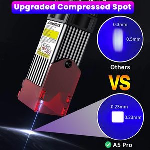 <span class=keywords><strong>ATOMSTACK</strong></span> <span class=keywords><strong>40w</strong></span> A5 Pro Máquina de Grabado y Corte Láser de Escritorio para Madera, Bambú, Cuero, Acrílico, Plástico, Acero y Metal - Product Image 2