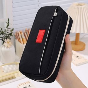 New Simple Large Capacity Pencil case High Quality Pencil <b>Bag</b> Student Stationery <b>Bag</b> Stain Resistant Custom Pencil case - Product Image 5