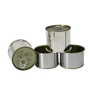 价格优惠迷你空金属铝罐螺丝顶部食品储存包装带盖锡罐