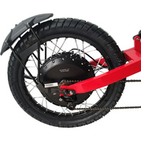 Vélo électrique personnalisable SS80 tout-terrain 84V 73AH Moteur QS 273 Vitesse rapide 150 km/h Enduro Ebike Style rétro