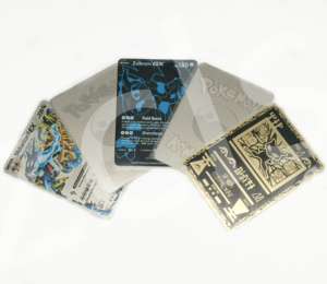 2022 In Stock Pocket Trading Game Card Ex/gx Holo Carte Metal Gold Charizard Pikachu Vmax 1st Edition Card Booster Box