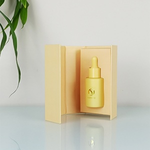 Unique 30 ml 20ml Hair Body Facial Oil Serum Bottle Pink Glass Dropper Bottle with <b>Box</b> <b>Flat</b> Shoulder Shaped - Product Image 1